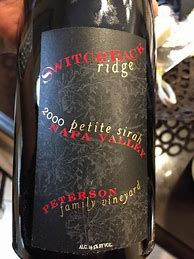 Image result for Switchback Ridge Petite Sirah Peterson Family