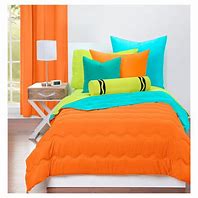 Image result for Twin Orange Comforter Set