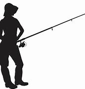 Image result for Women Fishing Silhouette Clip Art