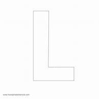 Image result for Alphabet Letter L Template