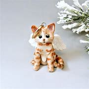 Image result for Cat Christmas Angel
