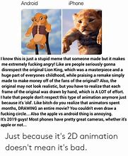 Image result for Android vs iPhone Meme Lion King