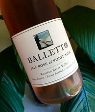 Image result for Balletto Pinot Noir