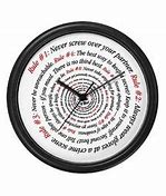 Image result for Mainstays Red 12-Inch Wall Clock