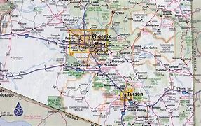 Image result for Large Detailed Road Map of Arizona