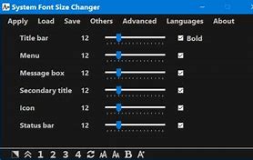 Image result for System Text Size