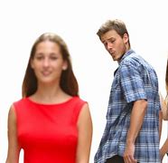 Image result for Guy and Girl Looking On Phone Meme