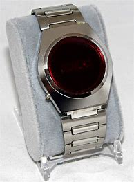 Image result for Retro Black Red LED Watch