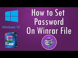 Image result for winRAR Add Password