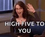 Image result for The Office Air High Five GIF