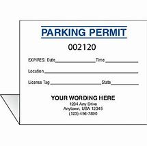Image result for Parking Instructions Template