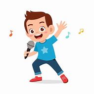 Image result for A Boy Singing Cartoon