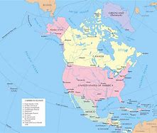 Image result for North America Map with Major Cities