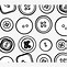Image result for Cartoon Button Black and White