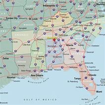 Image result for Southeast United States Highway Map