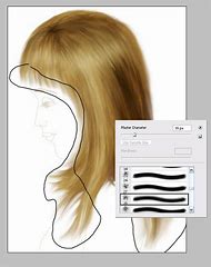 Image result for Hair Drawing Brush Photoshop