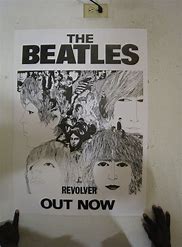 Image result for The Beatles Revolver Out Now Poster