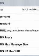 Image result for T-Mobile APN Settings iPhone