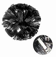 Image result for Black Cheer Pom Poms