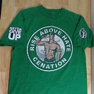 Image result for WWE John Cena Rise above Hate T-Shirt Gray