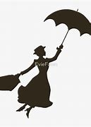 Image result for Mary Poppins Silhouette Sticker