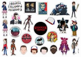 Image result for Stranger Things Stickers Printable Season 4