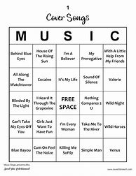 Image result for Free Printable Music Bingo Cards