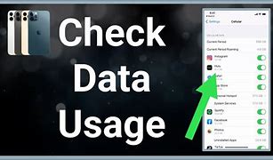 Image result for How to Find Data Usage On iPhone