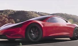 Image result for Miley Tesla Roadster