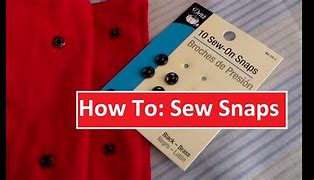 Image result for Largest Size for Sew-On Snaps