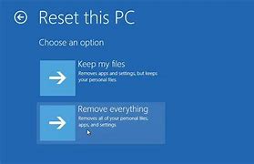 Image result for Set PC to Factory Settings