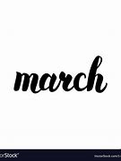 Image result for March Calendar Font