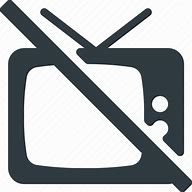 Image result for No TV Emoji