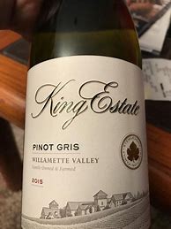 Image result for King Estate Pinot Gris Pfeiffer Willamette Valley