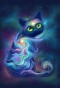 Image result for Galaxy Cat Painting