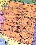 Image result for PDF Road Map of Arizona