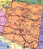 Image result for Printable Map of Arizona Highways