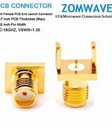 Image result for SMA Female PCB ENT Connector