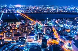 Image result for Osaka Japan Animated Skyline
