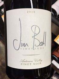 Image result for Jim Ball Pinot Noir