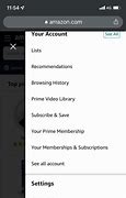 Image result for How to Log Out of Amazon Phone App