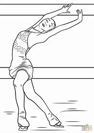 Image result for Ice Skater Coloring Page