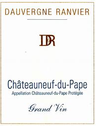 Image result for Dauvergne Ranvier Chateauneuf Pape Face Sud Cote Rotie