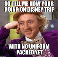Image result for Disney Trip Meme