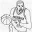 Image result for NBA LeBron James Coloring Pages