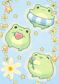 Image result for Cute Frog Wallpaper Kawaii