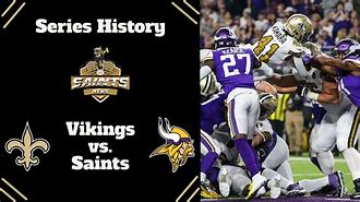 Image result for Vikings vs Saints Logo