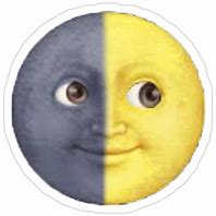 Image result for Sun and Moon Emoji