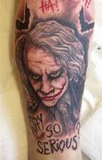 Image result for Why so Serious Joker Tattoo