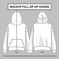 Image result for Full Zip Hoodie Mockup
